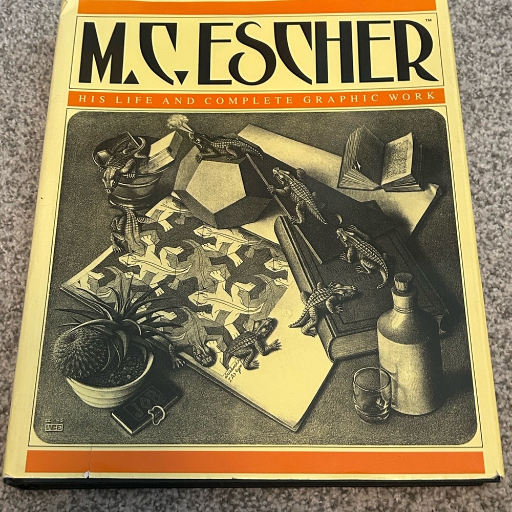 M.C. Escher His life and complete graphic work Coffee Table Art Book 1992